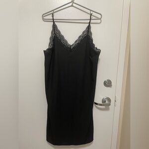 Vero Moda black slip type nightie dress